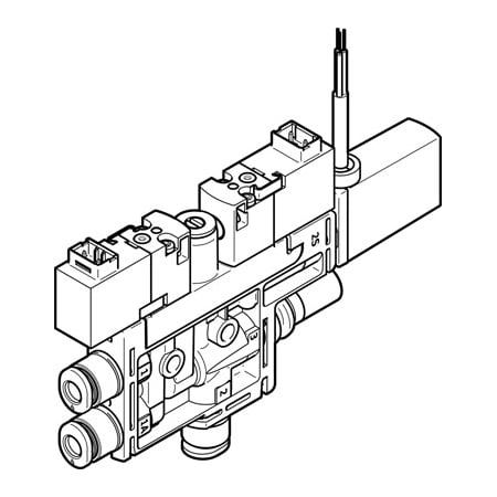 Festo Vacuum Generator OVEL-5-H-10-PQ-VQ4-UA-C-A-B2PNLK-H3 OVEL-5-H-10-PQ-VQ4-UA-C-A-B2PNLK-H3